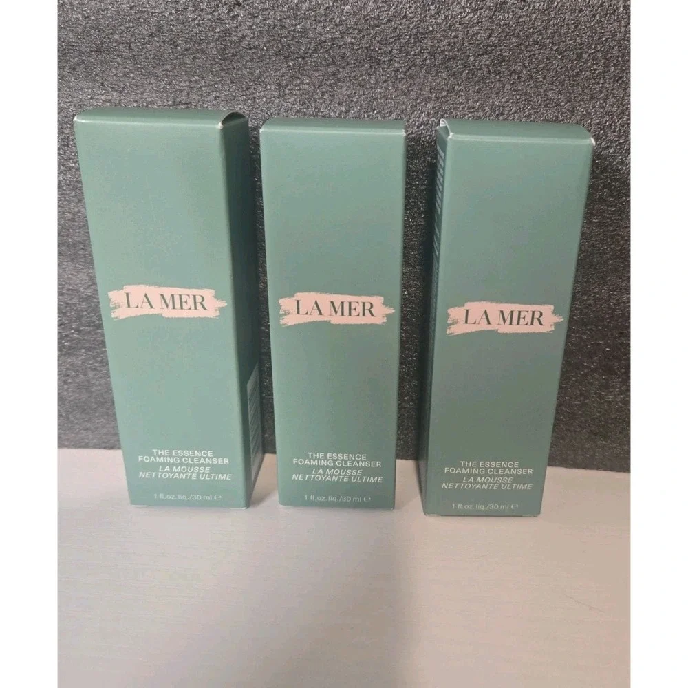 3x La Mer The Essence Foaming Cleanser 1 oz / 30ml EACH New In Box